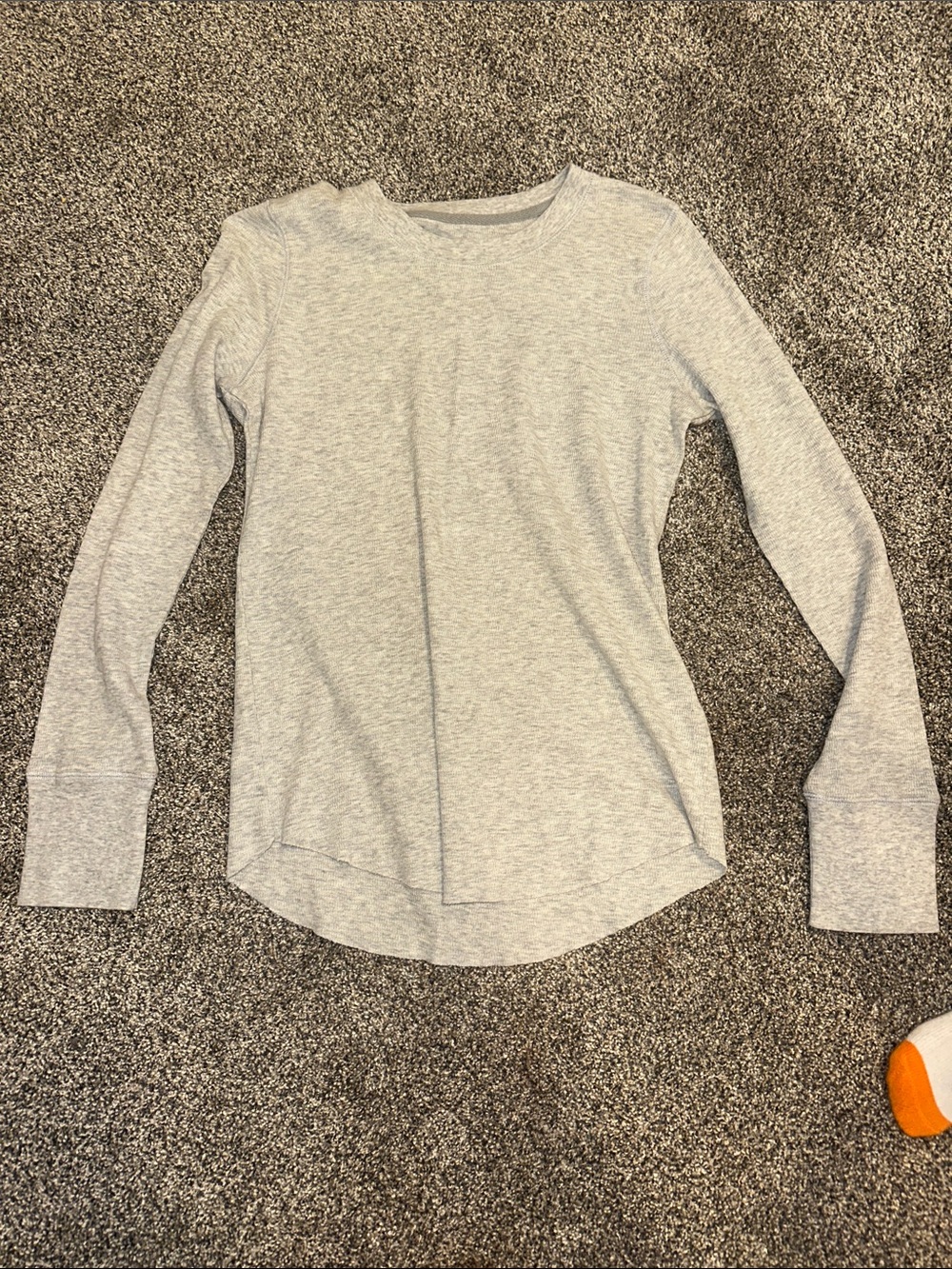 aerie Long Sleeve Tee in Light Gray